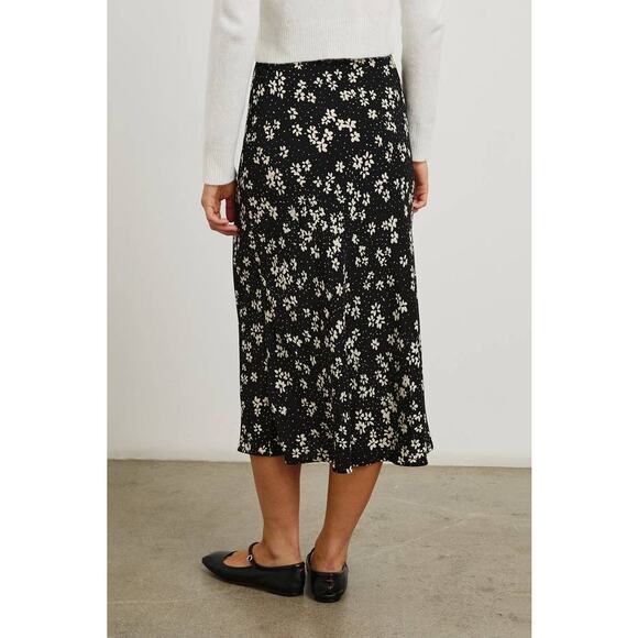 Rails Rosetta Midi Skirt in Noir Floral Pattern L - Picture 3 of 4